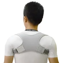 Corrector de postura traseira ajustável clavícula coluna volta ombro lombar cinta suporte cinto postura correção impede slouching