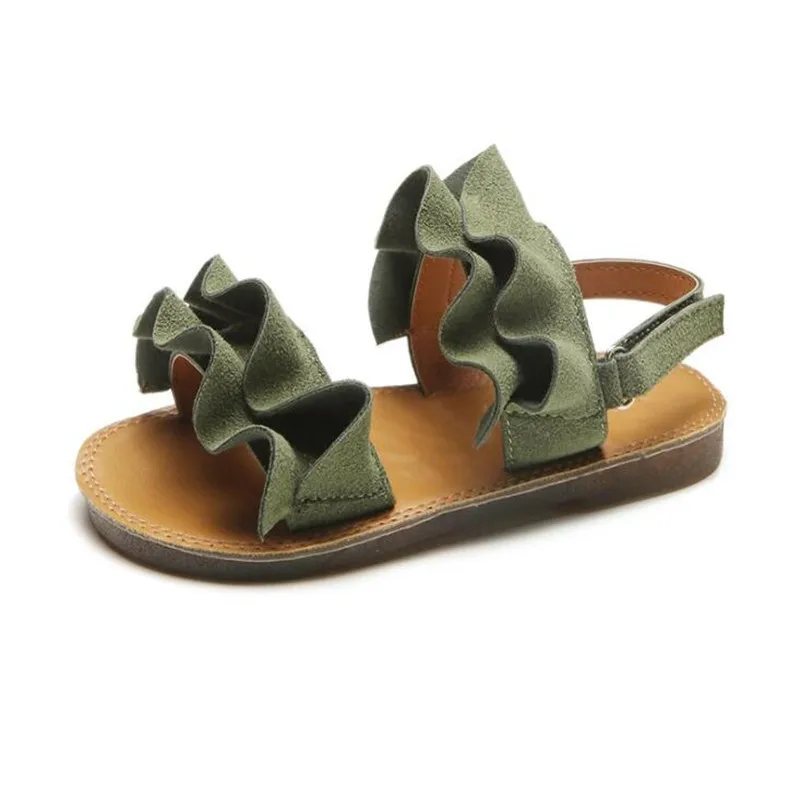 

MHYONS Children's Korean sandals 2019 summer new girls casual shoes Student big wave soft bottom shoes