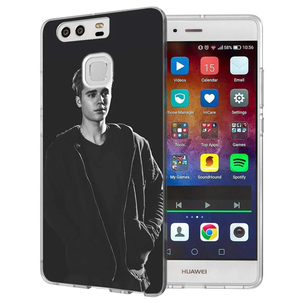 Case For Huawei P9 Lite(2016)/P8 Lite(2016) Art Rhinestone Painted Pattern Clear Soft TPU Silicone 0419 |