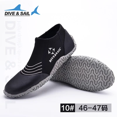 Новые брендовые полуботинки 3 мм нескользящая обувь пляжная обувь для серфинга, дайвинга, плавания обувь для дайвинга, двух цветов Песочная обувь 1 пара, 2 цвета - Цвет: grey G size 10