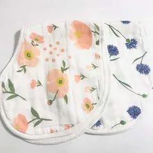 2 шт./партия, бамбуковые хлопковые нагрудники для малышей, Детские нагрудники и салфетки для отрыжки, детский предмет одежды для новорожденных