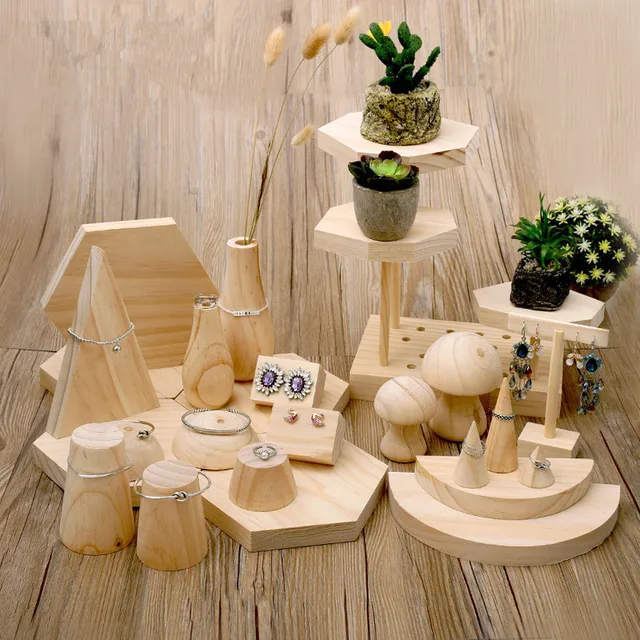 Wood Jewelry Display Stand Earrings Ring Necklace Bracelets New Jewelry Stands And Displays Wood Jewelry Display Stand Earrings Ring Necklace Bracelets New Jewelry Stands And Displays