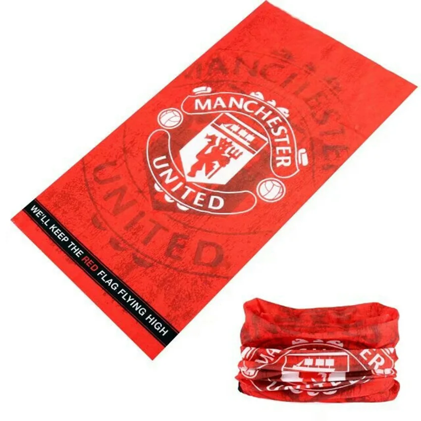 buffe Multifunctional Red Scarf Face Shield Neck Bandana Headband Football Teams Headwear Manchester FC Outdoor Sport Mask Baff buffe Multifunctional Red Scarf Face Shield Neck Bandana Headband Football Teams Headwear Manchester FC Outdoor Sport Mask Baff