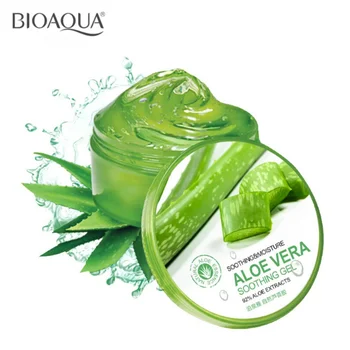 

New! Natural Aloe Vera Smooth Gel Acne Treatment Face Cream for Hydrating Moist After Sun Repair
