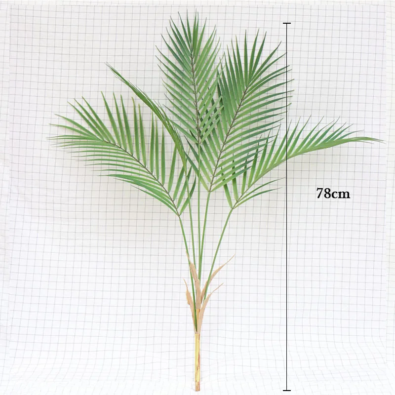 88 см искусственные деревья растения Пальмовые Листья пластиковые ветки тропические искусственные комнатные пластиковые растения дерево домашний сад Декор Аксессуары