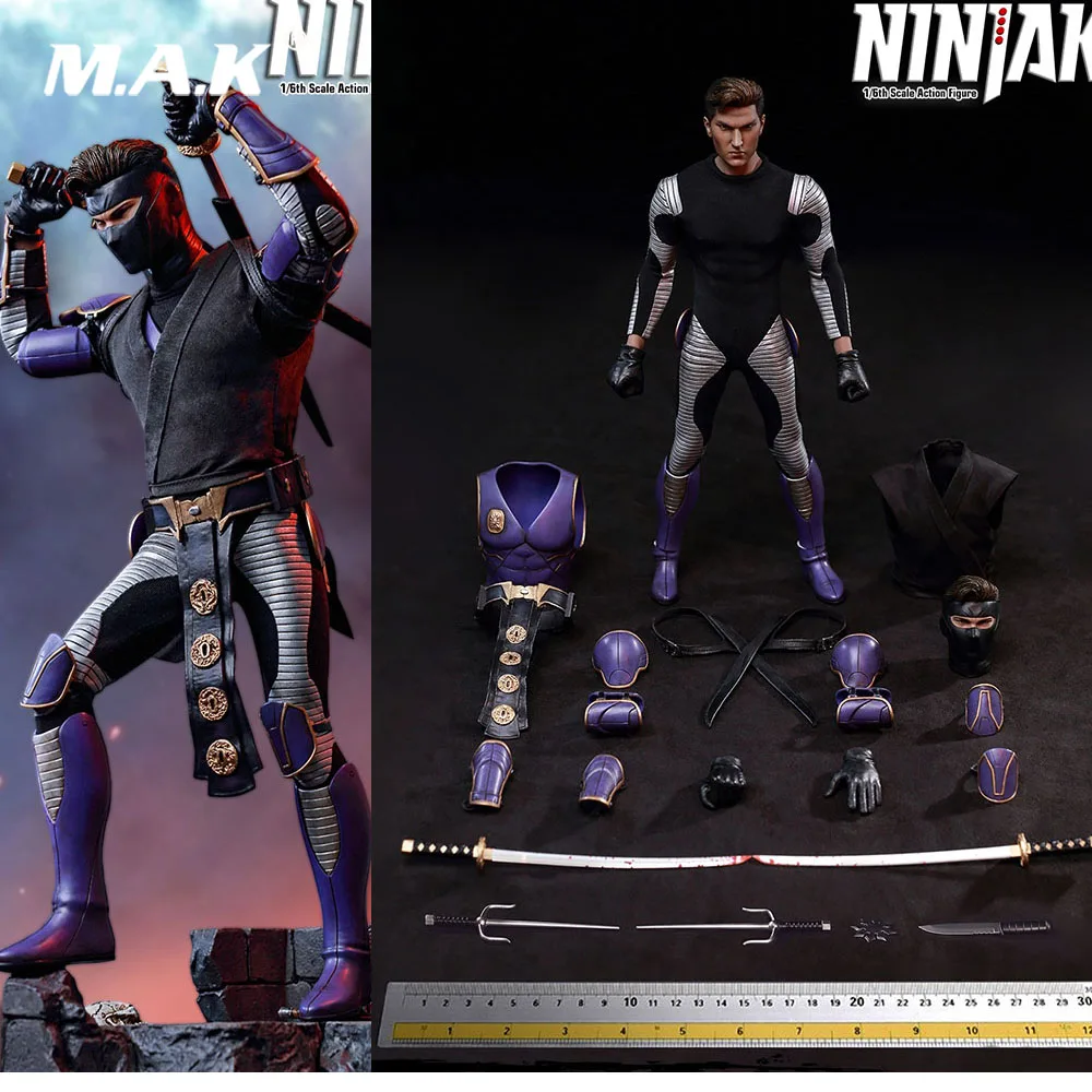 

1/6 Scale Colelctible TBLeague PL2019-130 Ninjak Male Whole Set Action Figure Doll Model for Fans Collection Gifts