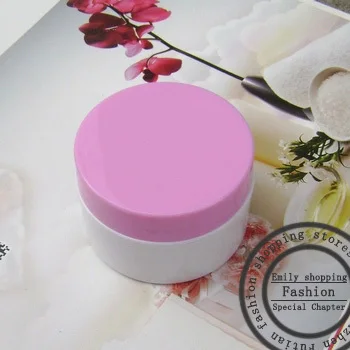 

50Pcs 15g Portable Plastic Cosmetic Empty Jar Pot Box Makeup Nail Art Cosmetic Bead Storage Container Round Bottle