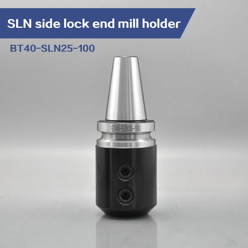 

4pcs BT40 SLN25 100 side lock end mill lathe tool holder for CNC machine tool milling cutter