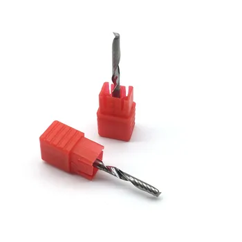 

1PC One Flute Spiral 3.175 3mm 22mm long Wood Milling Cutter PVC high quality Carbide Engraving Cutters CNC router bit acrylic