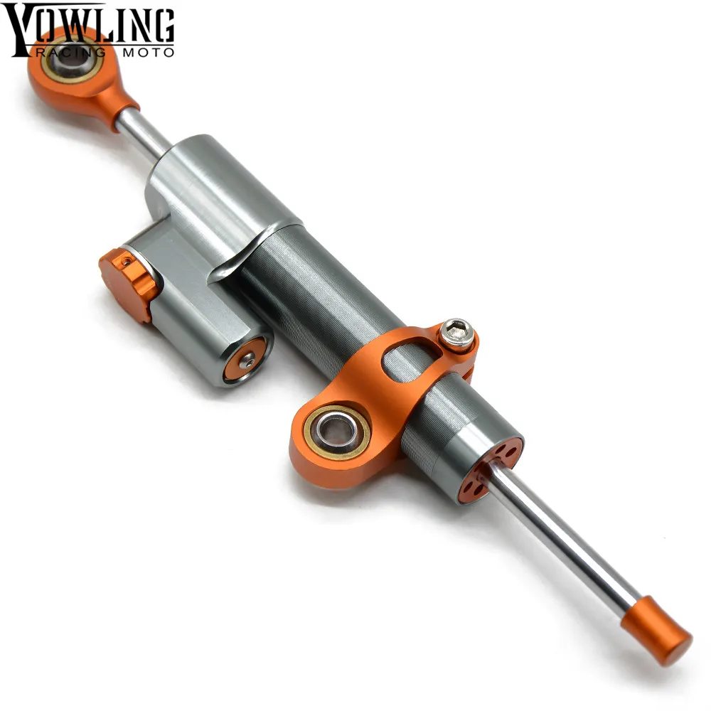 

For Honda CB599 CB600 HORNET CB919 CBR600 CBR900RR VTX1300 NC700 CNC Damper Steering StabilizerLinear Reversed Safety Control