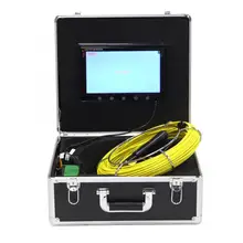 Камера camara Pipe Inspection WiFi видеокамера 1" lcd 8LED 30M Cable Sewer Inspection system 100-240V camera s