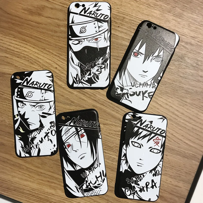 

Relief Anime NARUTO KAKASHI Soft Case For Coque Xiaomi Mi 5 5X 5S 6 Mi Mix 2 Max 2 Mi Note 3 Cases Capinha Funda TPU Silicone
