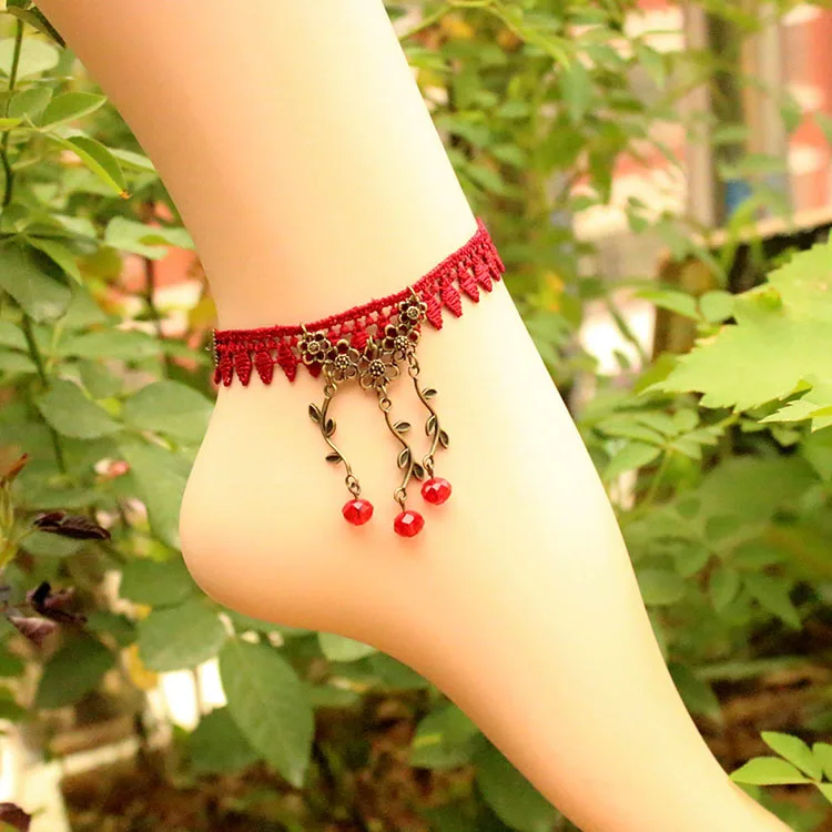 Buy 605 Women Lace Feet Jewelry Accessories Fashion