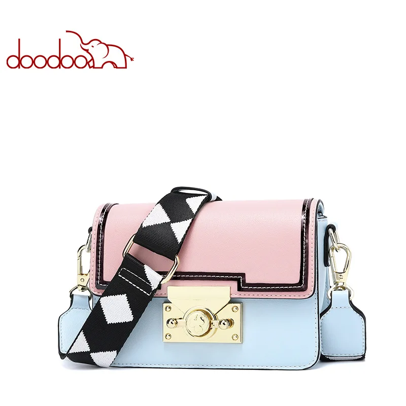 

Doodoo Women Shoulder Bag Luxury Messenger Womens Bags Designer High Quality Leather Ladies Fashion Crossbody Bags for 2018 New