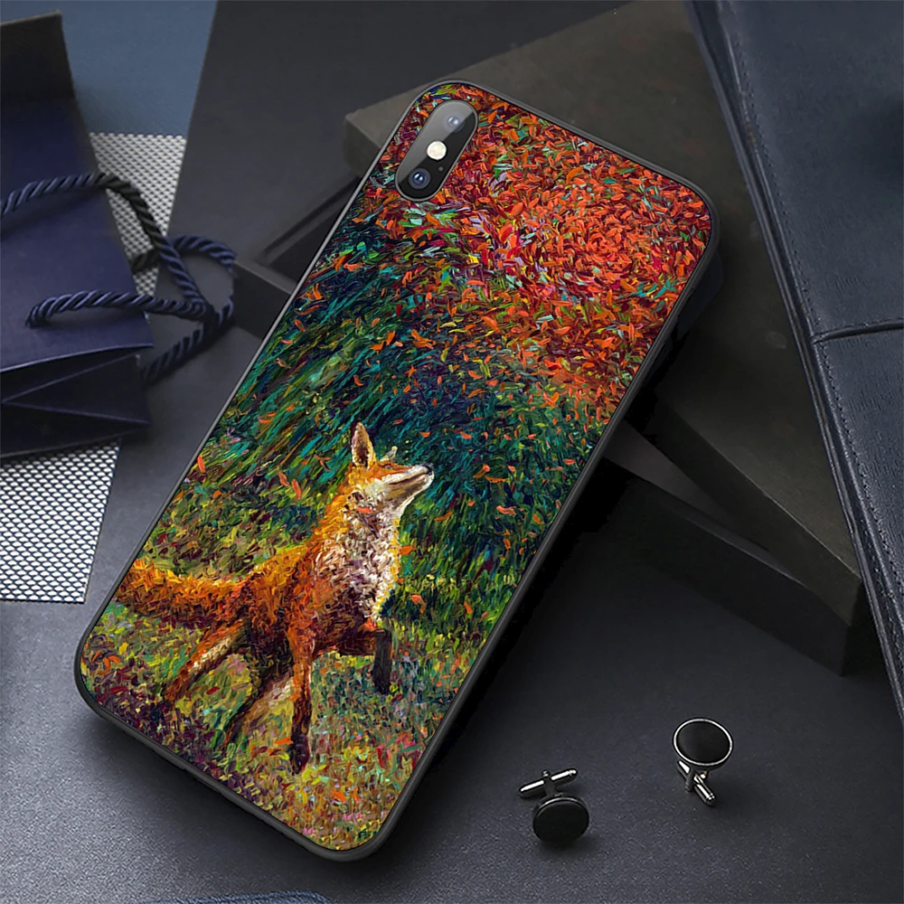Black Soft TPU Phone Case for iPhone 8 x 6 7 5s se xs max Cases |
