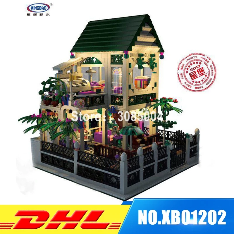 

XingBao 01202 New Romantic Heart Set with Light 1500Pcs USB Building Block Bricks Educational DIY Toy as Valentine's Day present