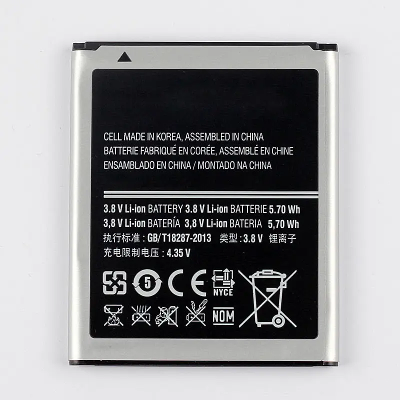 Dinto 1 шт. 1500 мА/ч, EB425161LU телефон Батарея для samsung GT-S7562L S7560 S7566 S7568 S7572 S7580 S7582 i8160 i8190 i739 T59