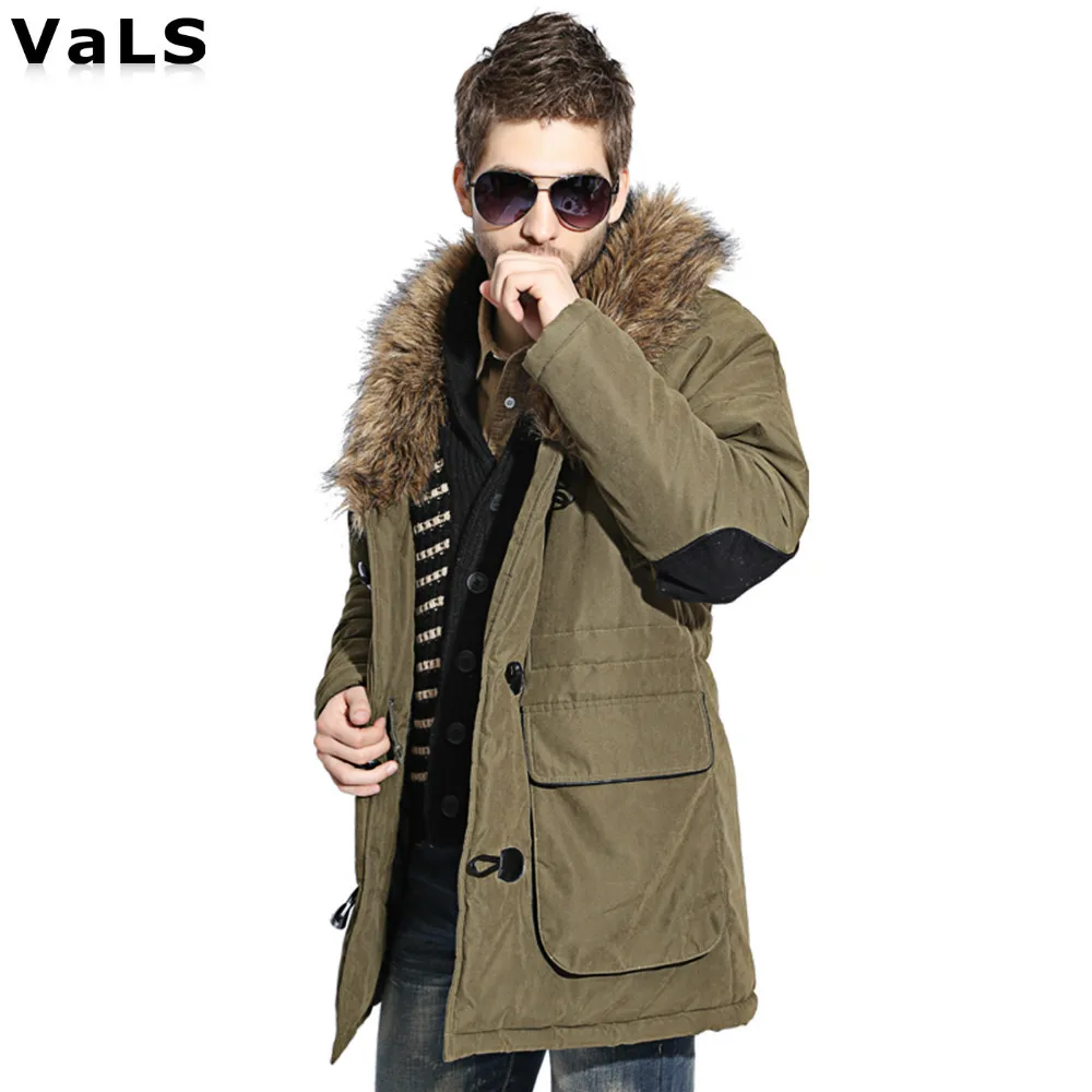 Brand Mens Winter Jacket : Big Size Warm Thickness Winter