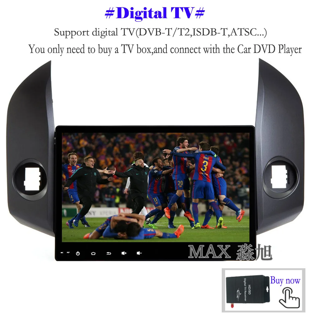 Clearance MAX HD 2G+32G Android 8.1.0 Car DVD Player for Toyota RAV4 2008 2009 2010 2011 2012 Car Radio RDS 4G WiFi SWC GPS Free Map 9