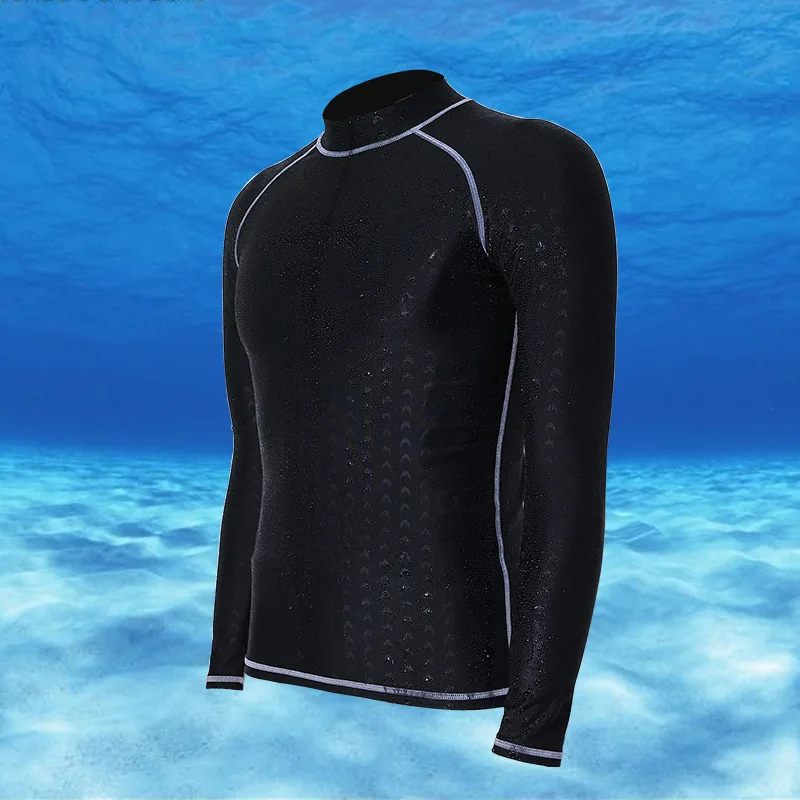 2017 Long Sleeve Rash Guards Shirts For Men Snorkeling Diving Skin Anti