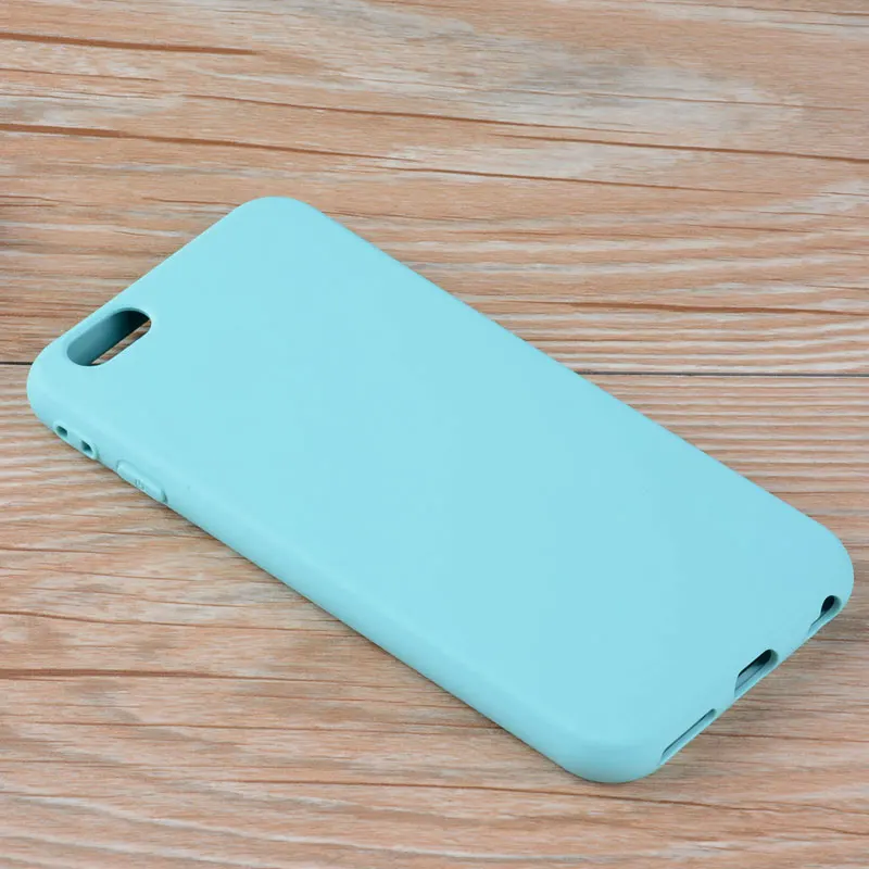 Матовый чехол для iPhone 6 6S карамельные цвета мягкий термополиуретановый материал