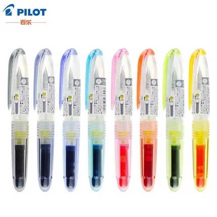 Пилот красочные маленькие ручки студентов с прозрачным цветом мини-авторучка