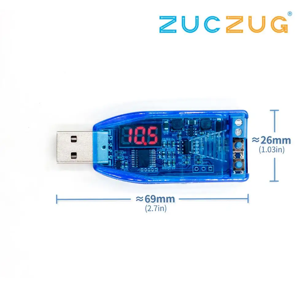 DC CNC USB buck boost источника питания регулятор напряжения при напряжении от 5 в до 3 V 9V 12V