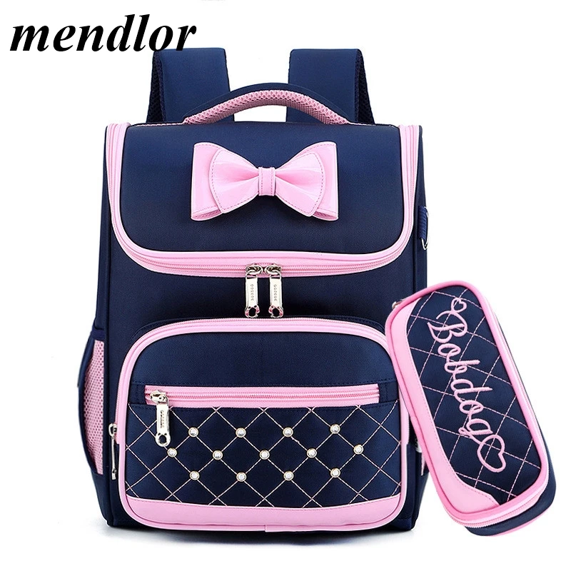 Cute Bow Princess backpack School Backpacks for Girls Kids Satchel School Bags For Kindergarten Moc - 32975182608