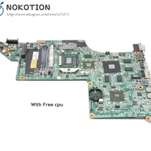 NOKOTION для hp DV6 DV6-3000 серийная материнская плата для ноутбука 603939-001 аккумулятор большой емкости DA0LX8MB6D1 основная плата HD5650 1 GB процессор