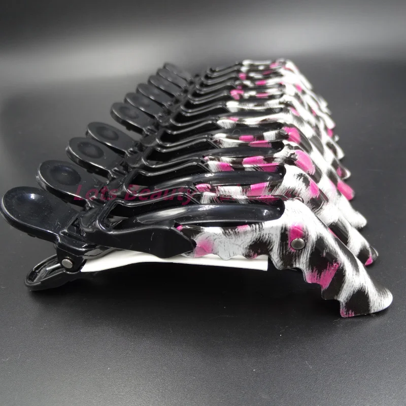 

12 pcs Pack Hairdressing Clip Salon Hair Section Clip C-85 For Barber In Good Quality, Durable Hair Grip For Hairdresser Tools