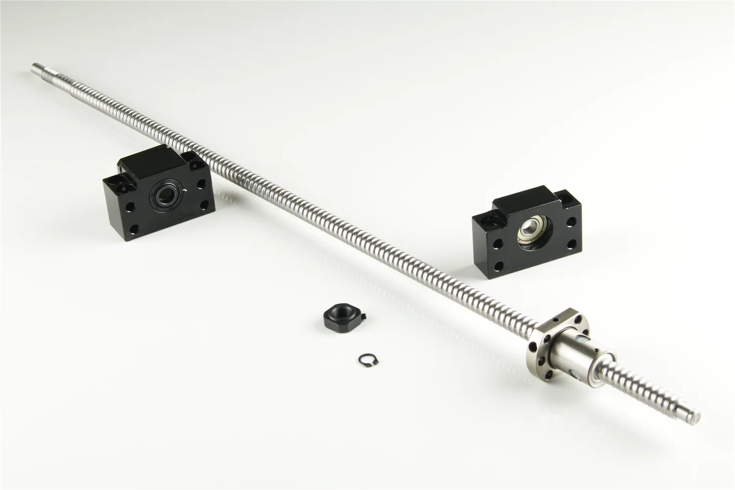 

Brand New 1Pcs SFU1204-300,400,500,550,600,800,1000,1500MM End Machine With 1 Set BK10/BF10 Free Shipping