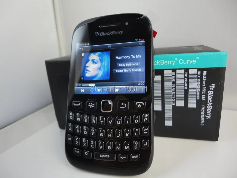 Открыл BlackBerry 9220 мобильный телефон wifi+ 2MP камера QWERTY клавиатура Восстановленное сотовый телефон