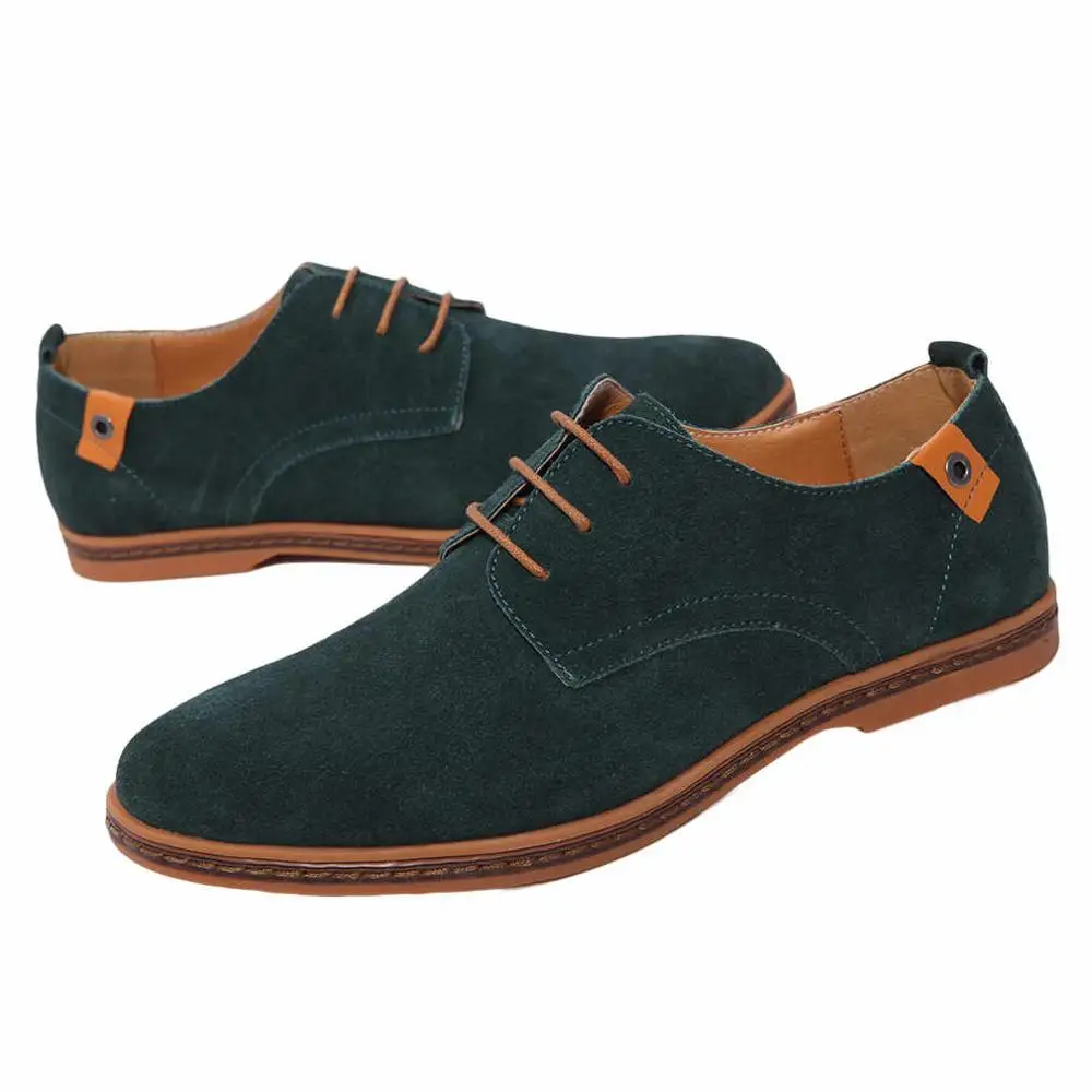 Sapato Masculino/Мужская обувь осень-зима повседневная обувь на плоской подошве мужской большой размер Zapatos zapatillas hombre - Цвет: Autumn Green