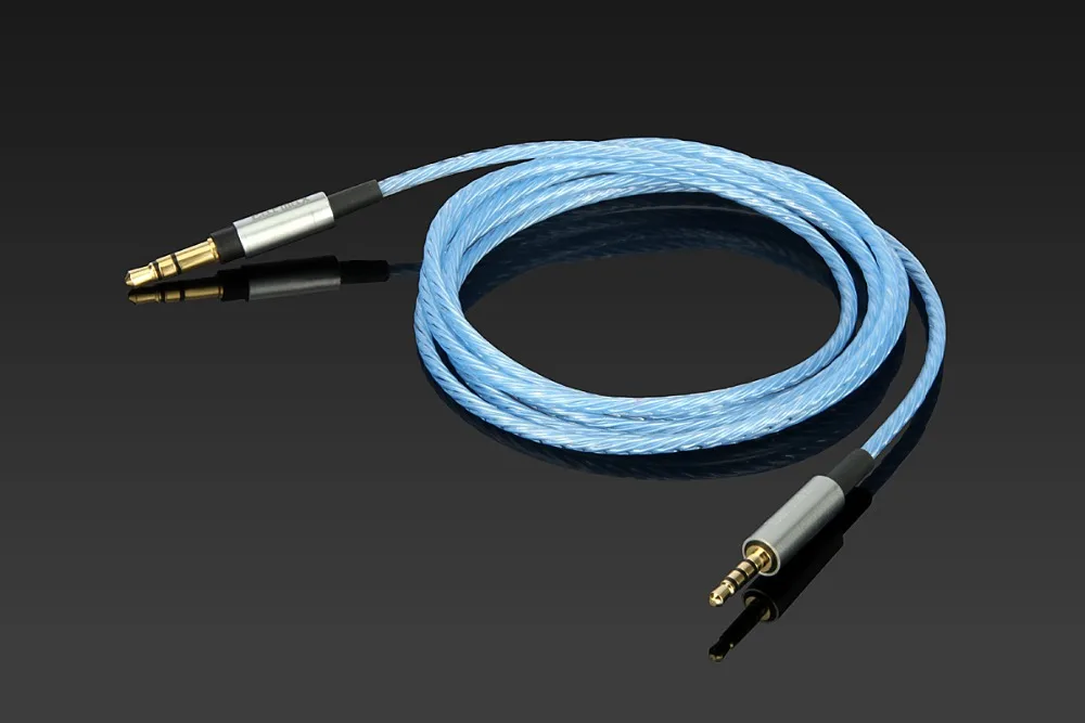 Silver Plated Audio Cable For JBL Synchros Chrome Edition EVEREST 300 310 700 710 On ear Elite Duet BT NC Over ear Headphones