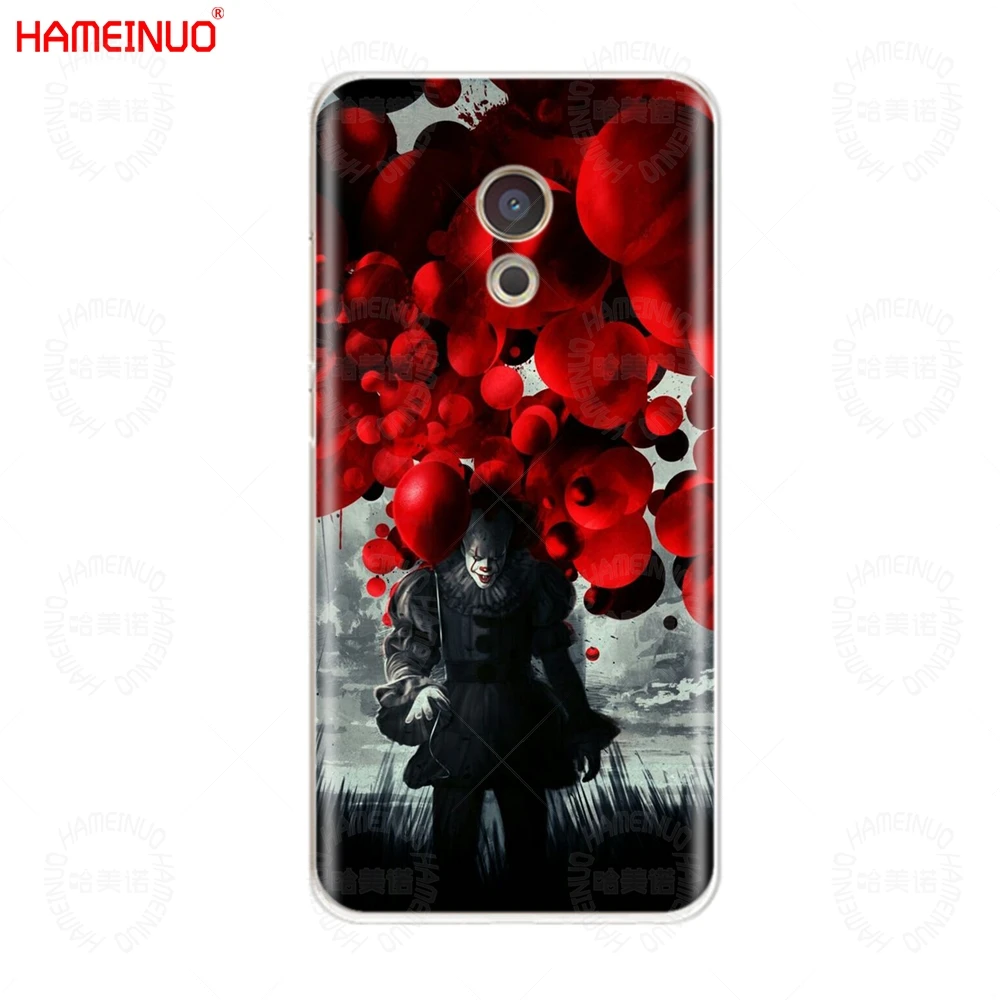 HAMEINUO The Clown Horror IT Cover phone Case for Meizu M6 M5 M5S M2 M3 M3S MX4 MX5 MX6 PRO 6 5 U10 U20 note plus - Цвет: 80718