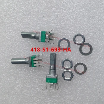 

40PCS/lot handle length 20MMF Without midpoint single vertical potentiometer B20K 418-S1-693-HA RK097N for Pioneer