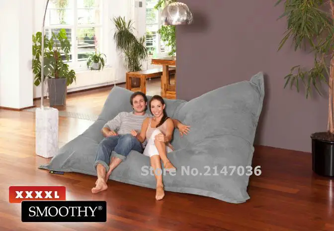 Short Fur SOFT Smoothy XXXXXXL indoor bean bag chairs , living room comfort beanbag lounger
