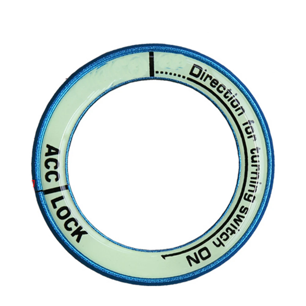 Больше, чем зажигания кольцо световой Алюминий сплав 5 цветов украшения наклейки для Ford/Фернандо/Карнавал седан