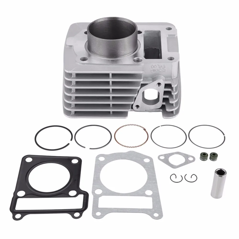 Motorcycle Engine Cylinder Kit Piston Gasket 54mm Bore for Yamaha