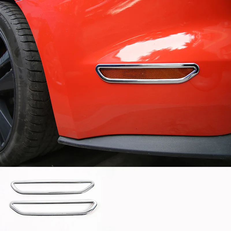 

lsrtw2017 abs car rear Warning Light trims High brake light trims for ford mustang 2015 2016 2017 2018 2019 6th