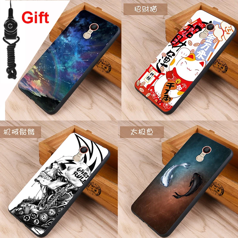 zte nubia z11 max Case Original Cover for zte nubia z11 max Case Cover Skin Wolf Fish Skull z11 max Fundas 100% 1