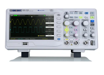 

Siglent SDS1102A Digital Oscilloscope100MHz 2Ch 1GS/s USB 7" TFT LCD