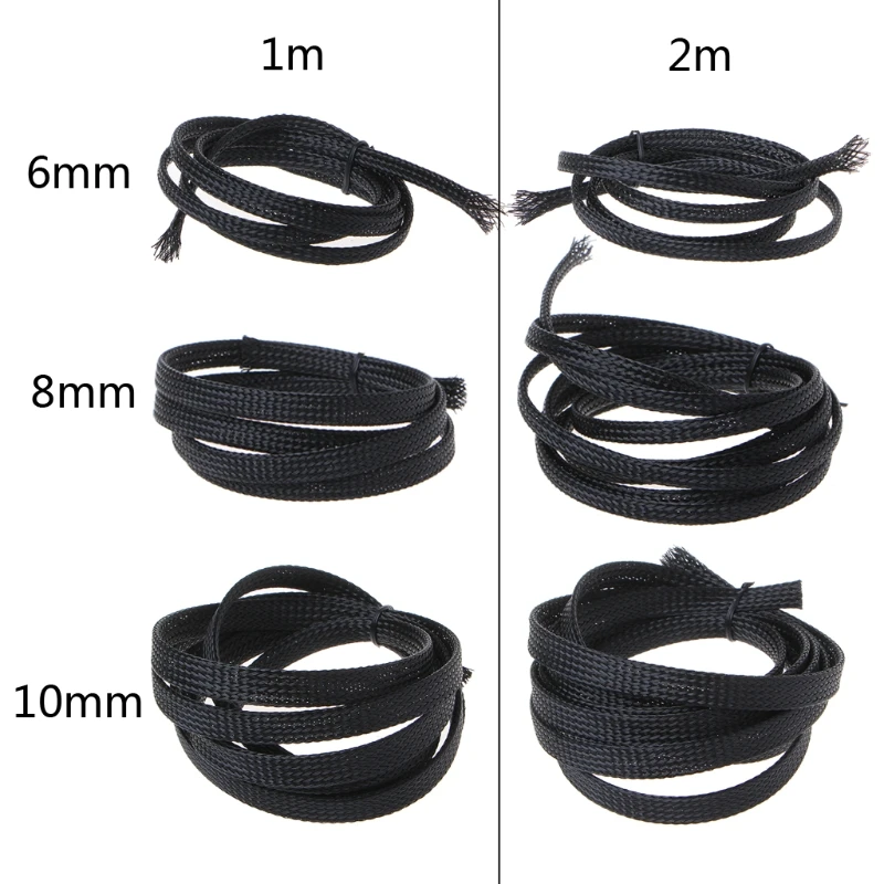 

Expandable Braided PET Premium Cable Sleeve Nylon Cable for Reprap Ultimaker 2