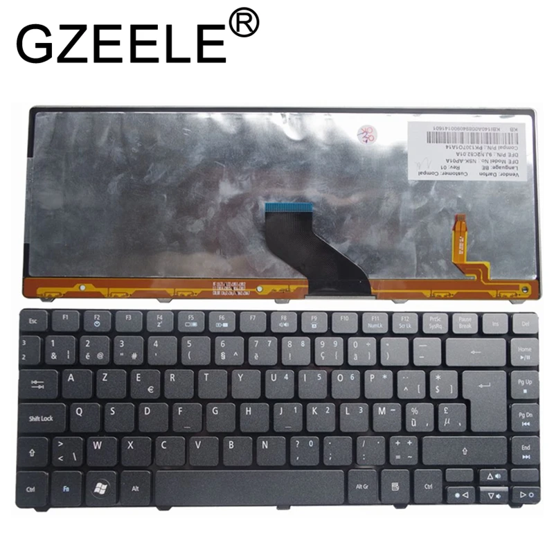 

GZEELE NEW Belgium BE backlit keyboard for Acer Aspire 4736G 4738ZG 4746 4739Z 3820TG 4750G 4743G 5942G 3810 backlight