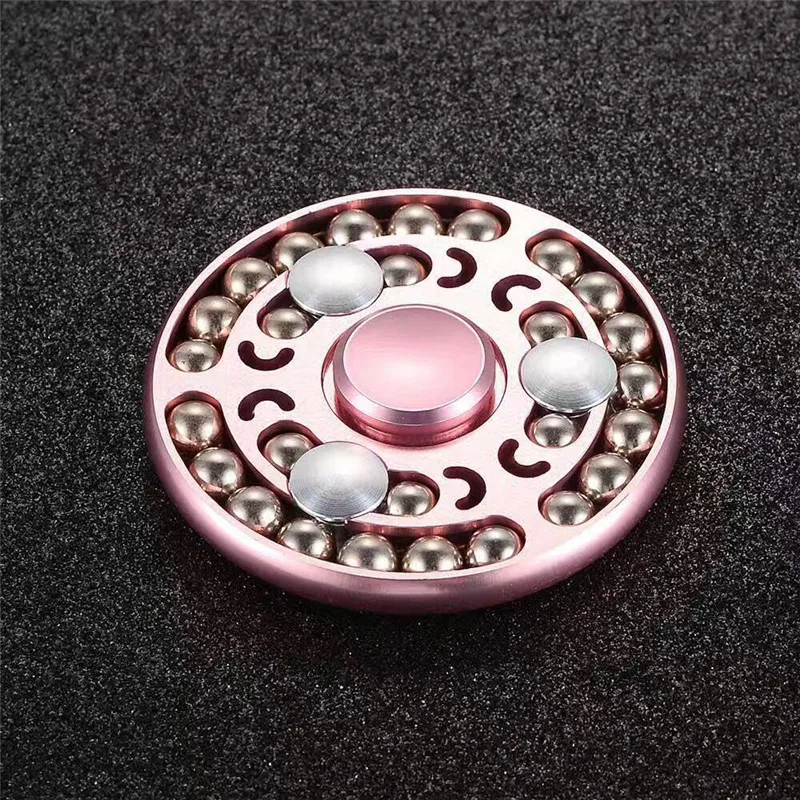 New Fidget Spinner 27 Beads Creative Balls Spinner Round Spinner Rotation Long Time Metal Spinning Top Toy Anti Stress Reliever 