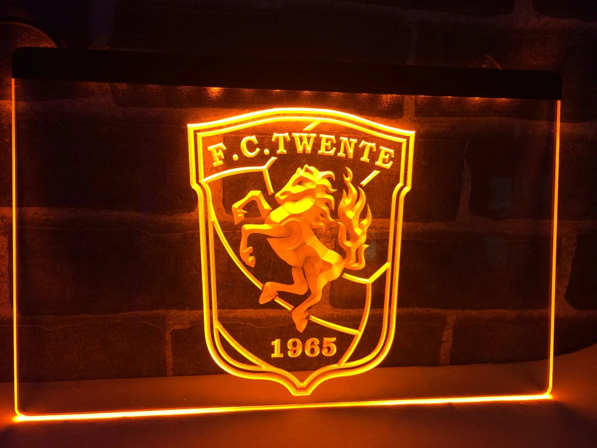 ZH001r-FC Twente Enschede Эредивизи футбол светодиодный неоновый знак