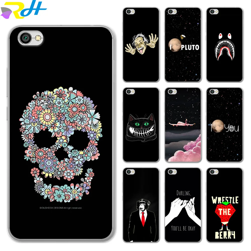 

For Redmi Coque Etui silicone soft shell Black and white cover For xiaomi Redmi Note 4X 5A 6Pro 7 4 A 5 Plus 6A case