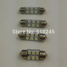 500x Горячая распродажа! Автомобильный светодиодный фестон света c5w 6 SMD led 6smd 3528 31 мм 36 мм/39 мм/41 мм авто светодиодные лампы