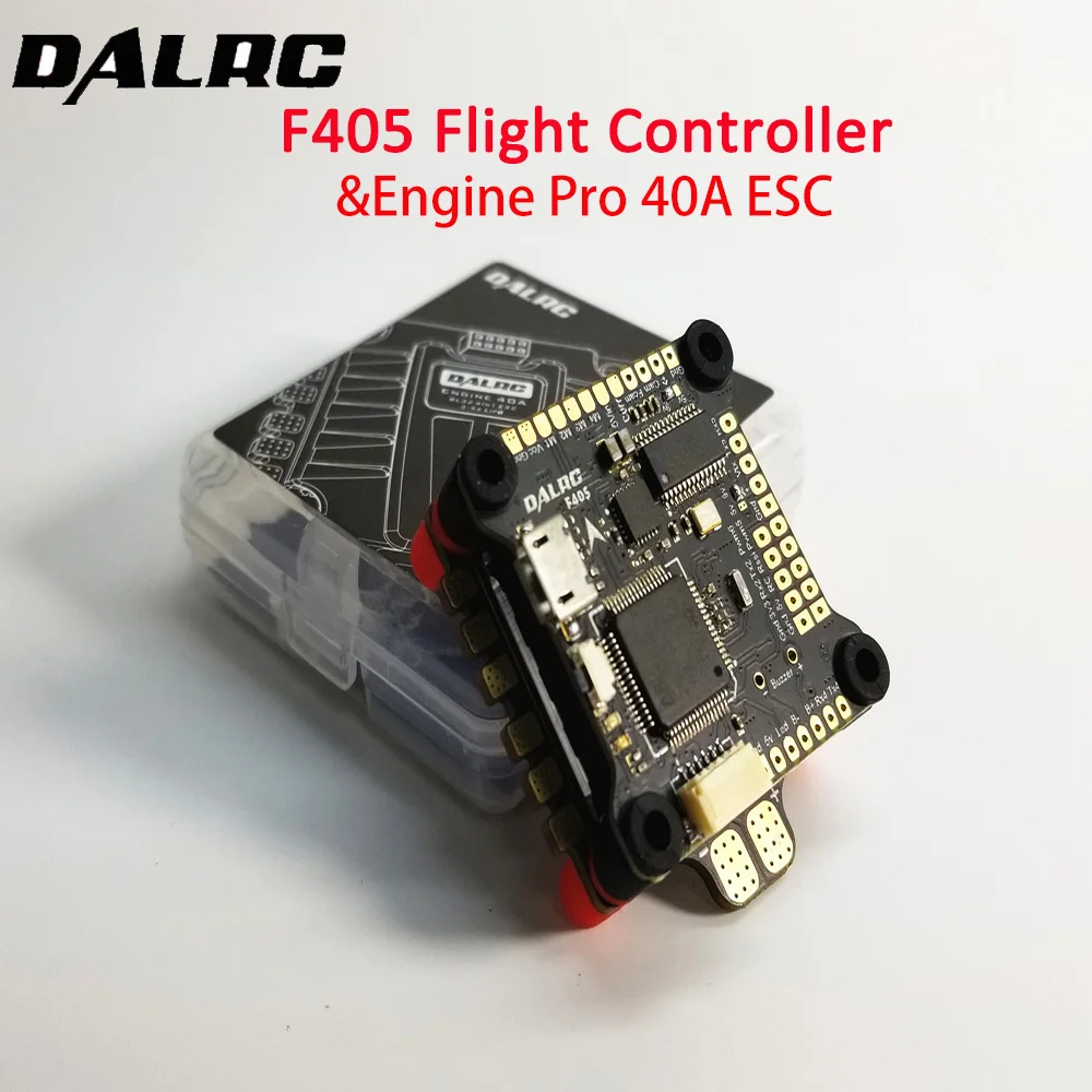 DALRC двигатель Pro 40A 4в1 ESC 3-5S Blheli_32 DSHOT1200 готов 4 в 1 бесщеточный ESC 30,5*30,5 мм с F405 F4 Контроллер полета - Цвет: F405 FC 40A ESC