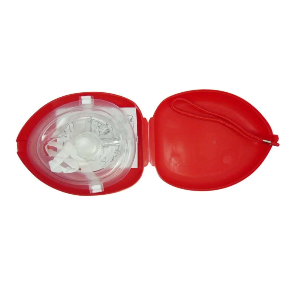 

Professional CPR Face Protect Mask With One-way Valve For First Aid Supplies Training Teaching Kit Breathing Mask Medical Tool